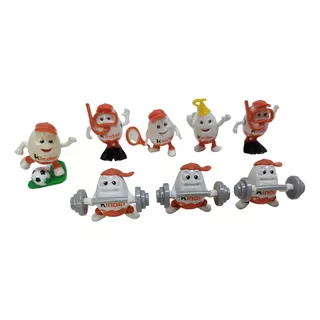 Miniaturas Kinder Ovo Kinderino - 9 Peças 4 Cm