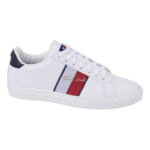 Tenis Casual Tommy Hill Blanco Para Hombre 6010