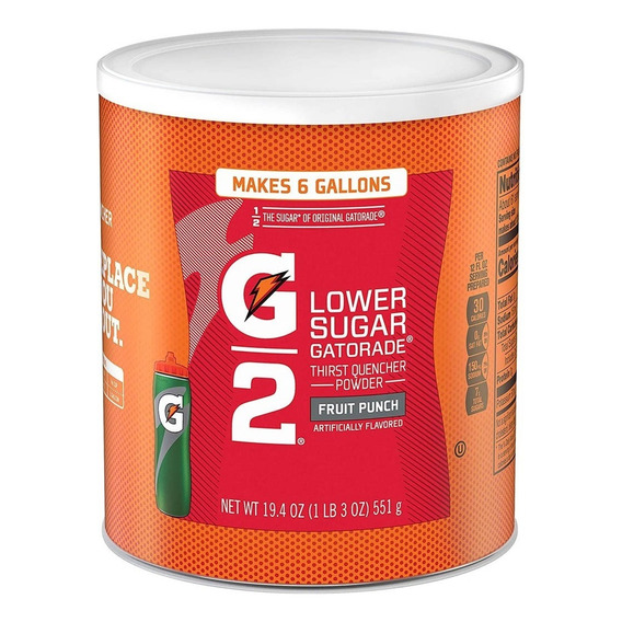 Gatorade G2 Mega Concentrado Polvo Rinde 24 Lt Hidratante