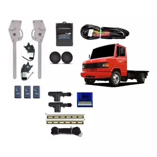 Kit Vidro Eletrico Caminhão Mb 710 + Trava Universal 12v