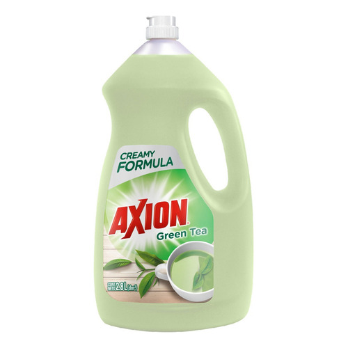 Lavatrastes Líquido Axion Green Tea Suave Con Las Manos 2.8l