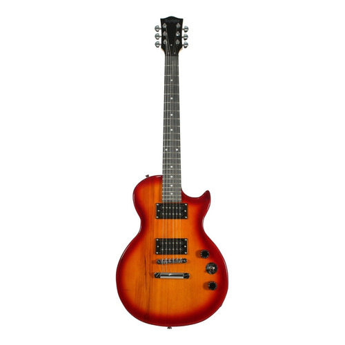 Smithfire Lp-100 Paquete Guitarra Eléctrica Cherry Les Paul Color Negro Orientación de la mano Diestro
