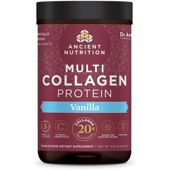 Ancient Nutrition Multi Colágeno Proteína En Polvo, Sabor Va