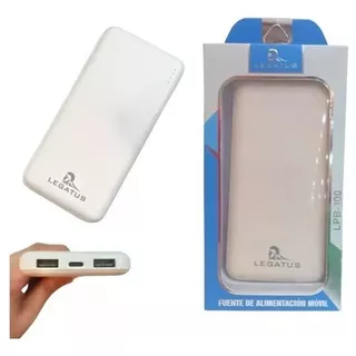 Power Bank Carga Rápida Litio 10000 Mah 2 Usb + 1 Usbc