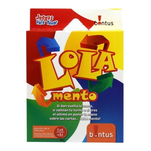 Juego De Cartas Lola Mento Juego De Mesa Bontus Del Tomate