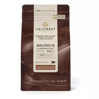 Chocolate De Leche Sin Azúcar- Callebaut - 1 Kg