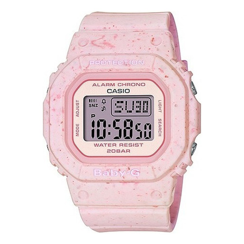 Reloj Pulsera Casio Baby-g Bgd-560cr Digital Para Mujer Febo Color de la correa Rosa