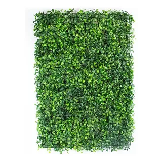 40 Pzas Muro Verde Follaje Artificial Sintentico 60x40 Cm