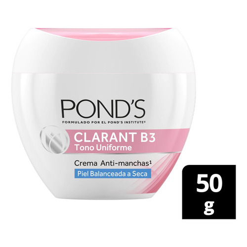 Crema Facial Pond's Clarant B3 Piel Balanceada A Seca 50 Gr