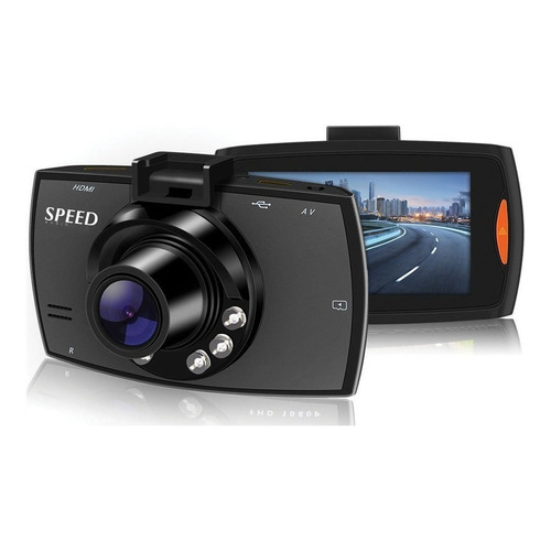 Camara Videograbación Auto Hd 32gb Visión Nocturna Sp-dvr5 Color Negro