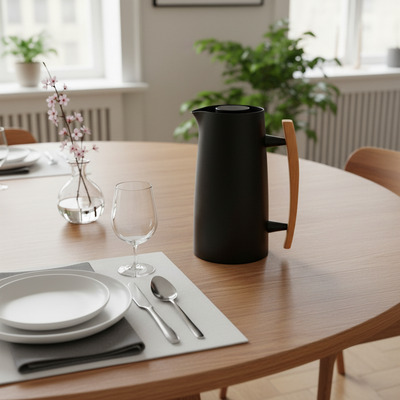 Jarra Térmica Sakura Nébula Negra 1lts 25101n Bazarnet P Negro