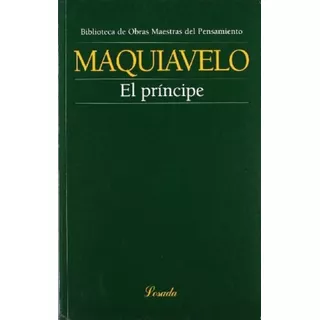 Libro El Principe De Maquiavelo