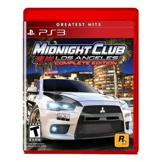 Midnight Club: Los Angeles  Complete Edition Rockstar Games Ps3 Físico