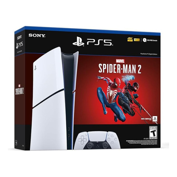 Playstation 5 Slim Digital + Spiderman 2 Nuevo Sellado