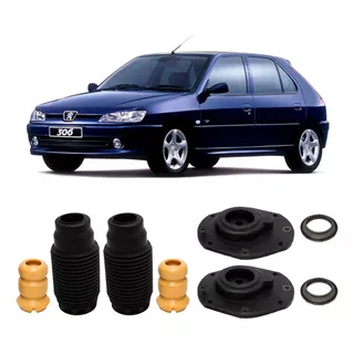 2 Kit Batente Coxim Rolamento Dianteiro Peugeot 306 94/2002