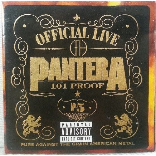 Pantera Official Live: 101 Proof Cd Musicovinyl
