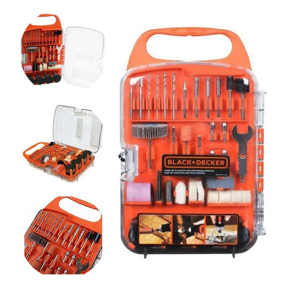 Kit de microamoladora Black & Decker de 175 piezas Bda3037