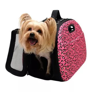 Bolso Ibiyaya Pink Safari Tote Viajes Avion Mascotas 6 Kg