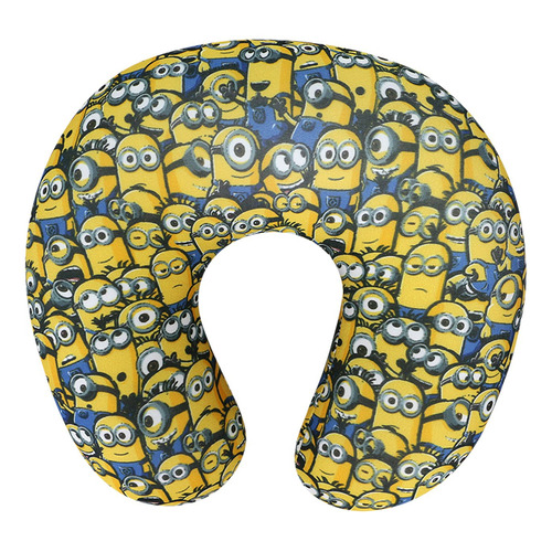 Almohadon De Cuello Adulto Minions Color Amarillo