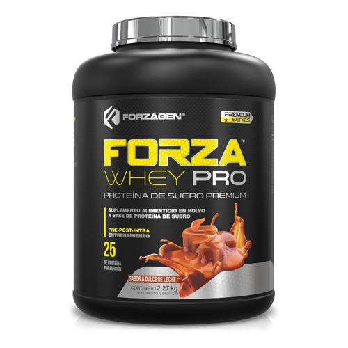 Forzagen Forza Whey | Pro 5lb | 100% Whey Protein Sabor Dulce De Leche