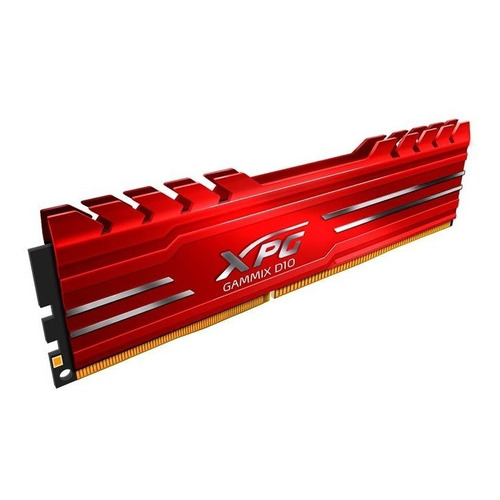 Memoria Xpg 8 GB 3200 MHz Gammix D10 Ddr4 CL16 roja