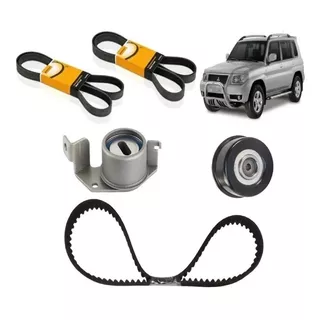 Kit Correia Dentada E Alternador Pajero Tr4 2.0 16v