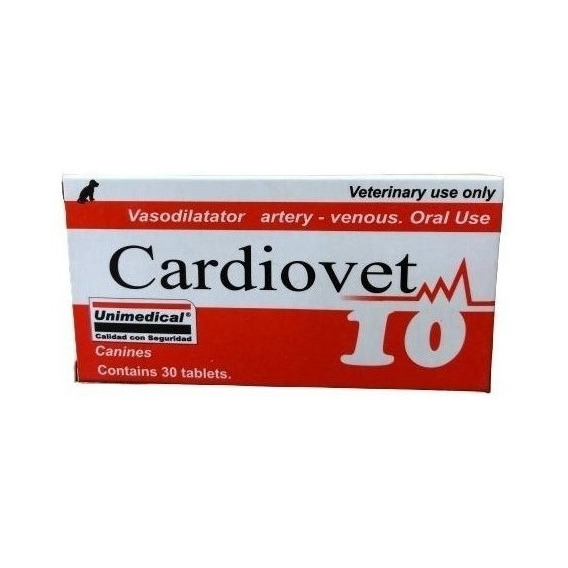 Cardiovet 10 X 30 Comprimidos Unimedical 