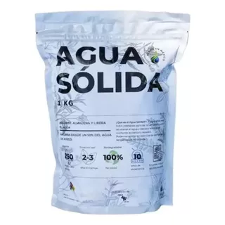 Agua Sólida - Hidrogel Hecho En México Lluvia Riego - 1 Kg