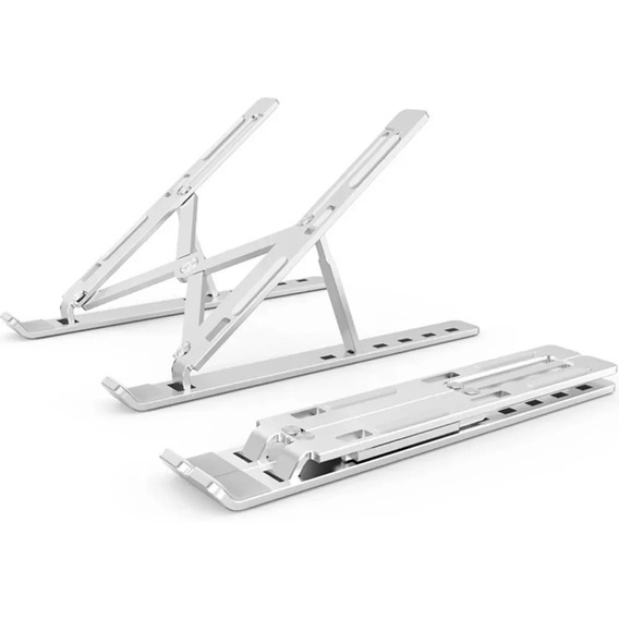 Base Soporte Portatil Laptop Aluminio Plegable + Funda