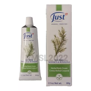 Just Crema Tea Tree 60g Vencimiento Largo 