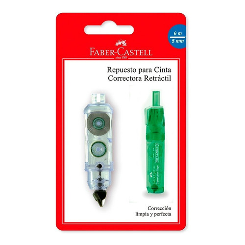 Repuesto Cinta Correctora Faber Castell