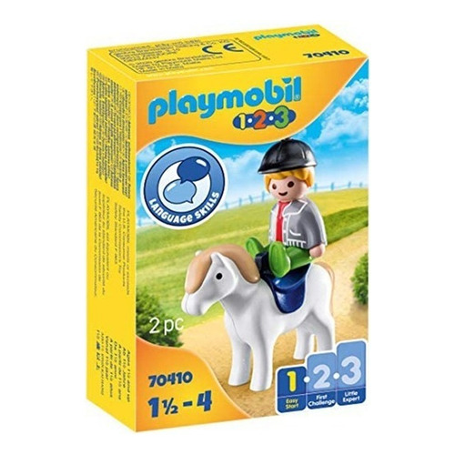 Playmobil 123 70410 Niño Con Pony