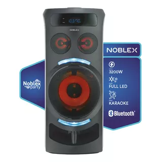 Torre De Sonido Noblex Mnt290 Con Bluetooth Negro 100v/240v