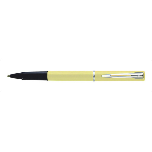 Roller Ball Waterman Allure Amarillo Pastel Color De La Tinta Negro