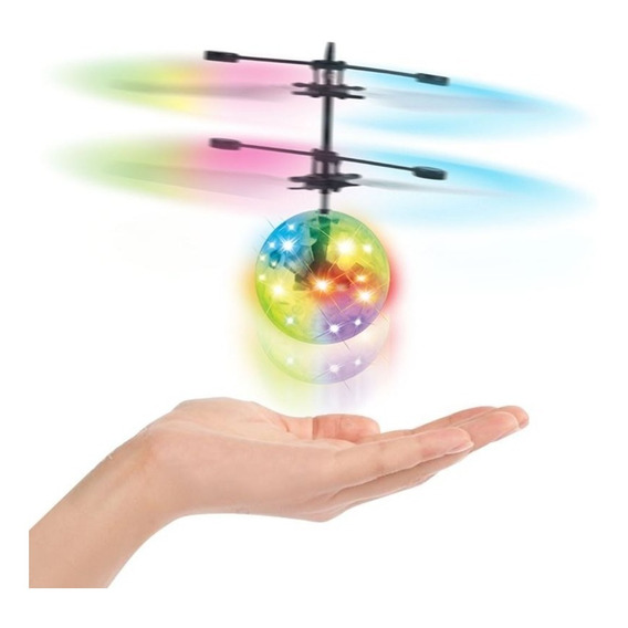 El Duende Azul Dron Esfera Luces Led Carga Usb Jlt 6204