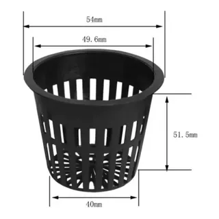 50 Und. Net Pot Cesta Acuaponía Hidroponía 