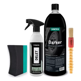 Darker Pretinho Delet  Aplic Vintex Pincel N08 Vonixx