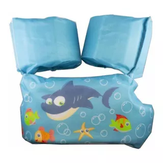 Boia De Vestir Infantil Tubarao Azul - Kababy