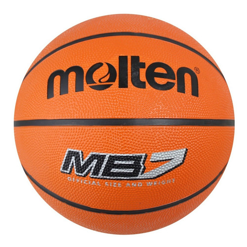 Balón Para Baloncesto Molten Mb7 Color Naranja