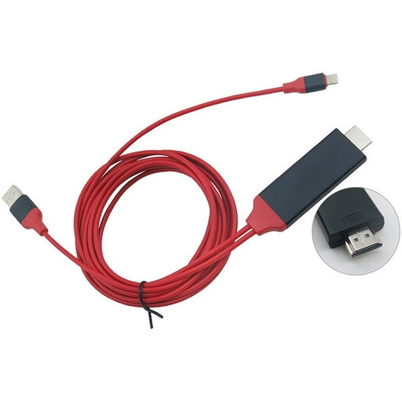 Cable Adaptador Hdmi Compatible Con iPhone/iPad Lightning