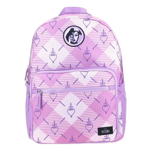 Mochila Grande Rosa 1818 Villanas Secundaria Heartless Para 