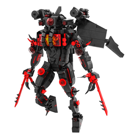Titan Drill Man Version Mejorada Bloques De Construcción 