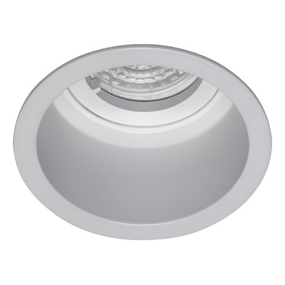 Embutido Redondo N10 Movil Aluminio Gu10 8cm Blanco