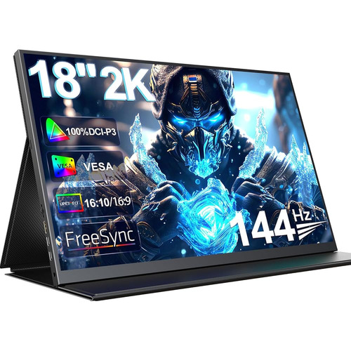 Monitor Portátil Para Juegos Uperfect 2k 144hz 18 2560x1