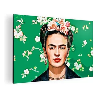 Cuadro Decorativo Moderno Mural Poster Frida Kahlo 42x30 Mdf Color N/a Armazón N/a