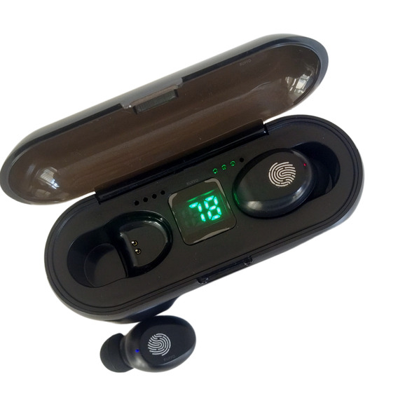 Auriculares In-ear Inalámbricos Ruffo F9 Negro Bluetooth 5.0