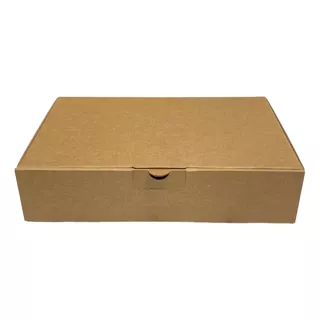 50 Caja De Cartón Kraft Para Envíos O Entregas 26x16.5x6 Cm