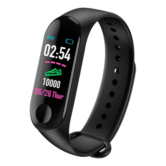 Smartband Bluetooth Gadnic R3 Watch Band Deportes Color de la caja Negro Color de la malla Negro Color del bisel Negro