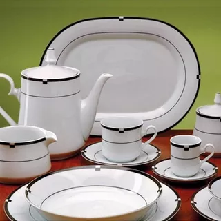 Set Juego X 92 Piezas Vajilla Cocina Porcelana Tsuji 7321