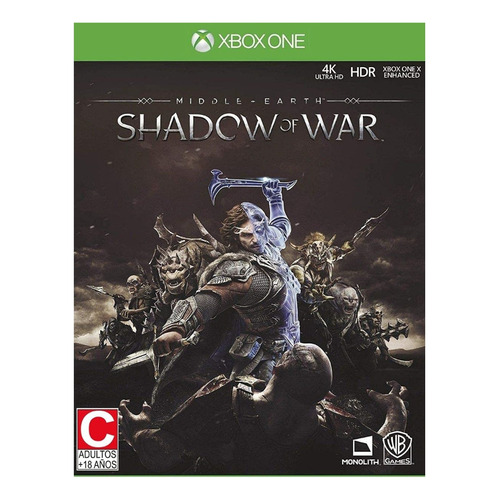 Middle Earth Shadow Of War Xbox One Físico Sellado